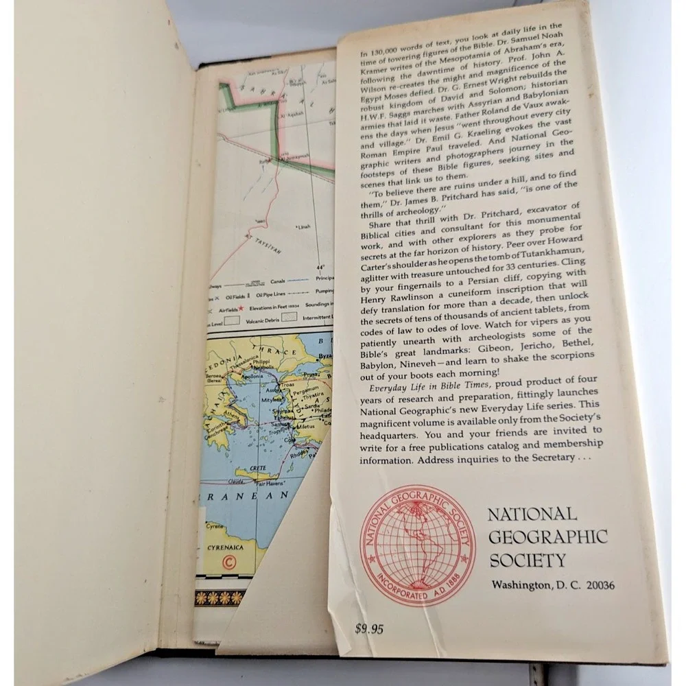 Everyday Life In Bible Times By National Geographic Society 1967